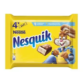 Шок батончик Nesquik Какао нуга 4x43г мультипак