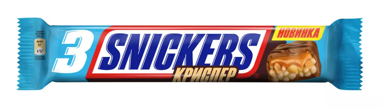 Шок батончик Snickers Криспер 60г