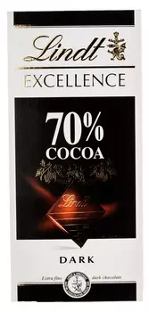 Шоколад горький Lindt Excellence 70% какао 100г
