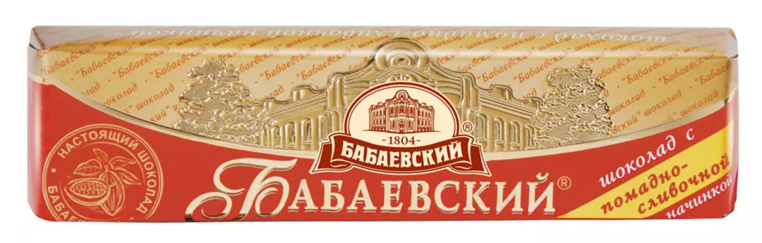Шоколад темный с помадно сливочной начинкой Бабаевский 50г Бабаевская