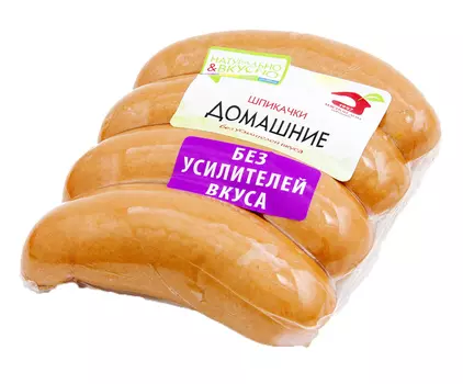 Шпикачки Мясной Дом Бородина Домашние в/у н/о 480г