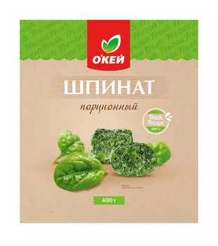 Шпинат ОКЕЙ 400г
