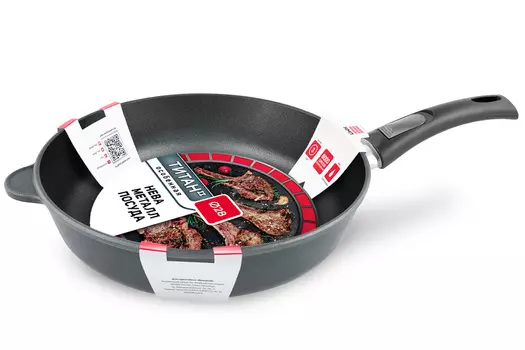 Сковородалитая НМП Титан Особенная 28см с/р антипригар