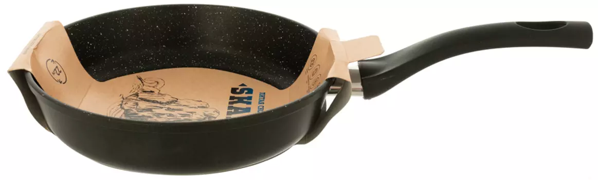 Сковорода литая Skala покрытие гранит 22см