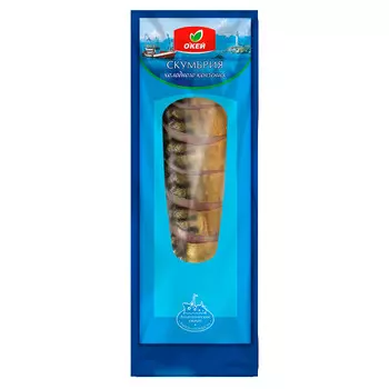 Скумбрия ОКЕЙ б/г х/к в/у кусочки 280г