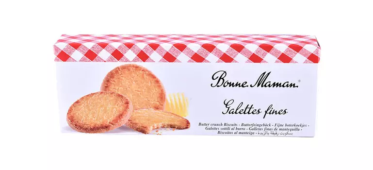 Сливочное печенье Galettes 90г Bonne Maman