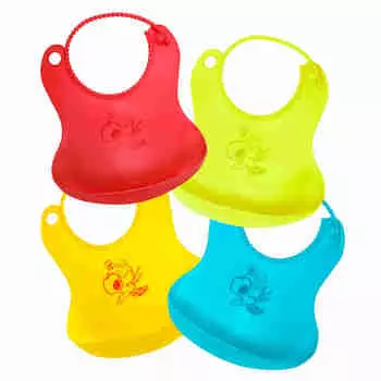 Слюнявчик гибкий с карманом ПОМА ТПЭ 6+