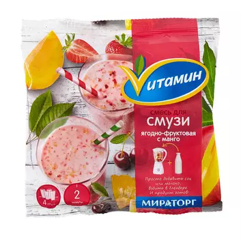 Смесь д/смузи Мираторг с манго 300г