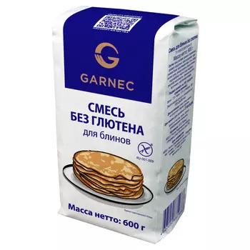 Смесь для приготовления блинов Garnec без глютена 600г