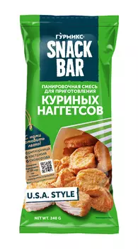 Смесь панировочная Гурмикс для куриных наггетсов 240гр