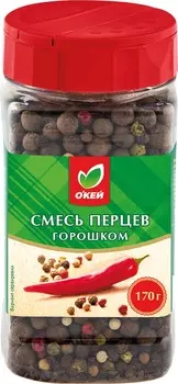 Смесь перцев горошком ОКЕЙ 170г