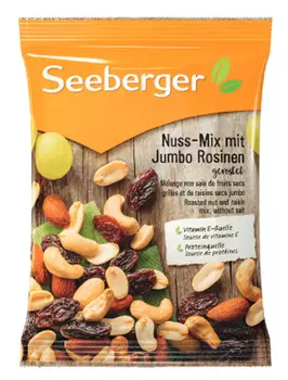 Смесь Seeberger орех/изюм Джамбо 150г