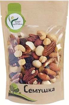 Смесь Семушка ореховая пекан/макадамия жареная 150г