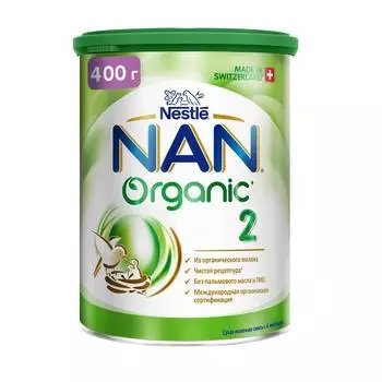 Смесь сухая молочная NAN Organic 2 400г