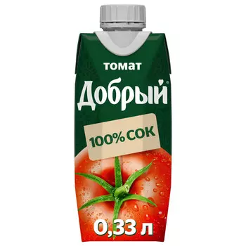 Сок Добрый томат 0,33л т/п