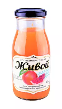 Сок грейпфрутовый прямого отжима с мякотью 0,25л