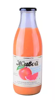 Сок грейпфрутовый прямого отжима с мякотью 1л