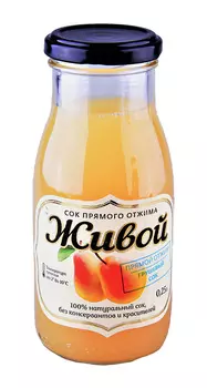 Сок грушевый прямого отжима с мякотью 0,25л