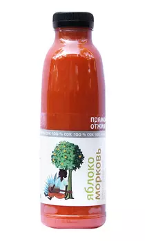 Сок персиковый прямого отжима 1л