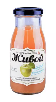 Сок яблочный прямого отжима из сорта Гренни Смит 0,25л