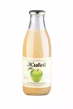 Сок яблочный прямого отжима из сорта Гренни Смит 1л