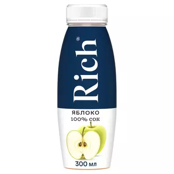 Сок Rich яблоко 0,3л пэт