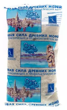 Соль д/ванны Линстэк морская пак 1кг