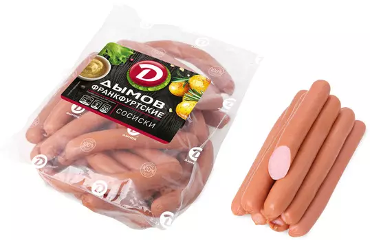 Сосиски Дымов Франкфуртские кг