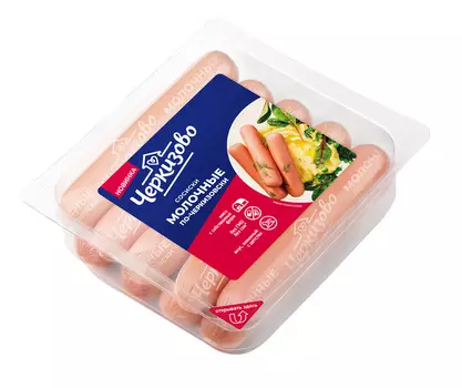 Сосиски молочные по-черкизовски Черкизово 450г