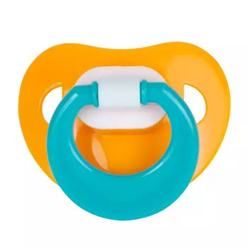 Соска-пустышка с футляром силиконовая адаптированной формы ПОМА ПП силикон 4+