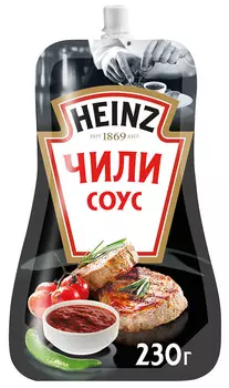 Соус Heinz томатный чили 230г д/п