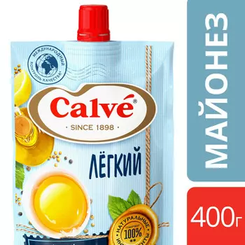 Соус майонезный Calve легкий 20% 400г д/п