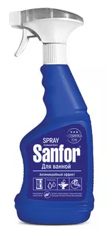 Средство чистящее д/ванной комнаты Sanfor спрей 500мл