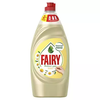 Средство д/мытья посуды Fairy Нежные руки Ромашка и витамин Е 900мл