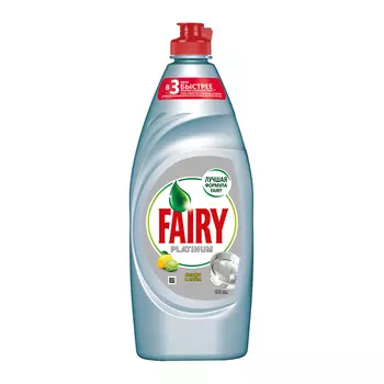 Средство д/мытья посуды Fairy Platinum Лимон и лайм 650мл