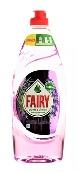 Средство д/мытья посуды Fairy Pure &amp; Clean Лаванда и Розмарин, 650мл
