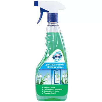 Средство д/мытья стекол и зеркал Мистер Чистер Весенние цветы 500мл