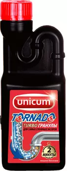 Средство д/удаления засоров Unicum Торнадо гранулированное 600г