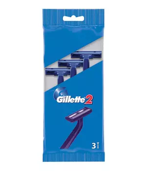 Станки д/бритья мужские одноразовые Gillette2 3шт