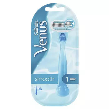 Станок д/бритья женский Gillette Venus Blue с 1 сменной кассетой