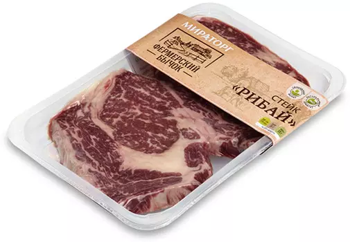Стейк из говядины Рибай охлажденный Мираторг 500г