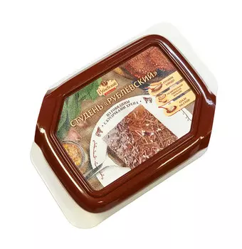 Студень Рублевский говяжий с кусочками хрена 380г