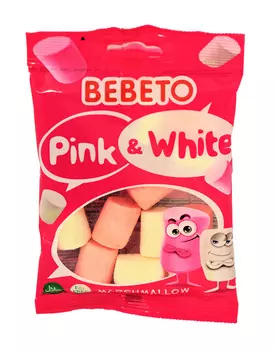 Суфле-маршмеллоу Bebeto pink&amp;white 30г