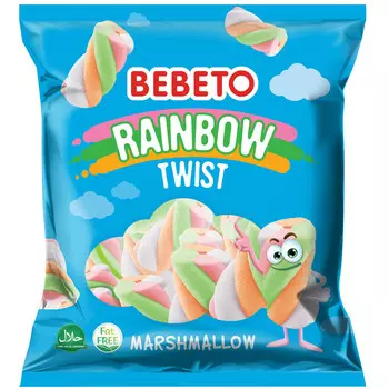 Суфле-маршмеллоу Bebeto rainbow twist 135г