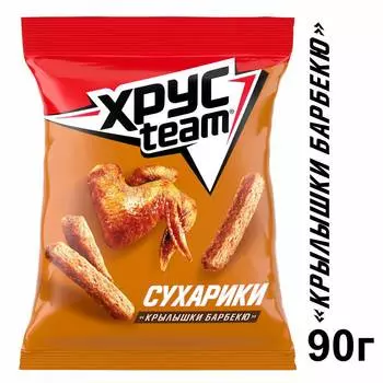 Сухарики Хрусteam К Пенному Крылышки барбекю 90г