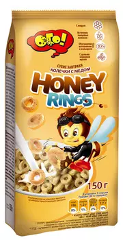 Сухой завтрак ОГО! Колечки с медом 150г