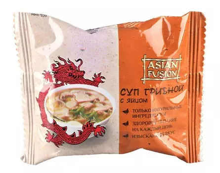 Суп Asian Fusion грибной с яйцом 12г