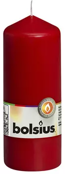 Свеча столбик Bolsius Красный 15x5,8 см