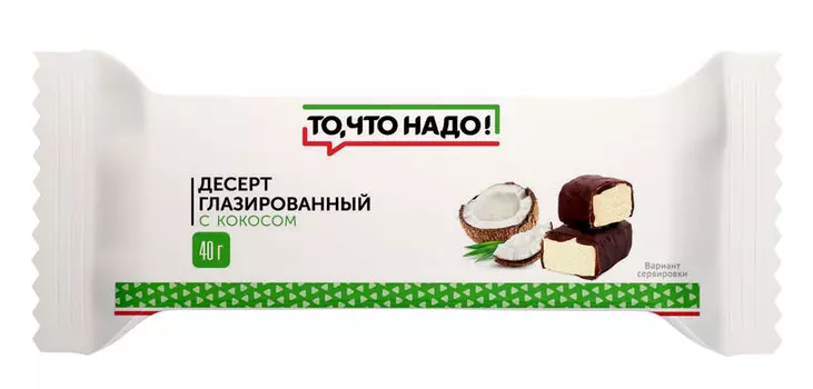 СЗМЖ Десерт ОКЕЙ Daily глазир с кокосом 23% 40г