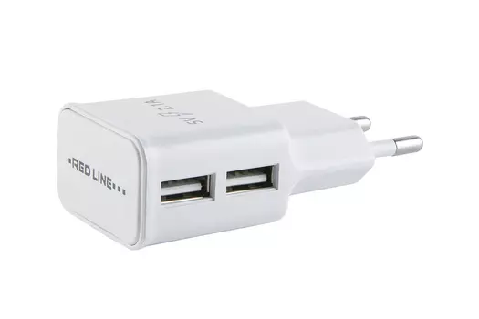 Сзу Red Line 2 usb модель 2.1A белый NT-2A